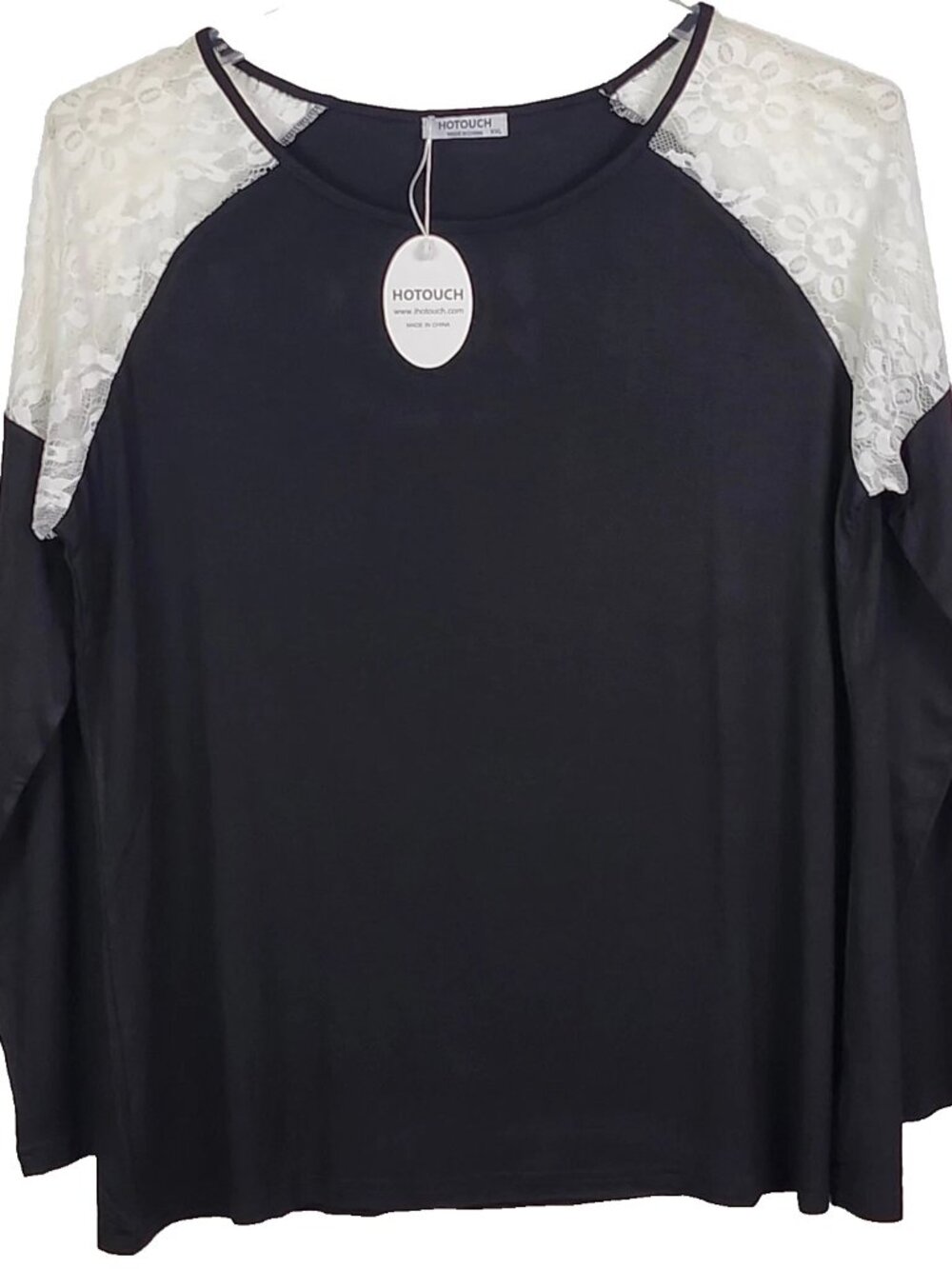 Hotouch Women Top Long Sleeves Stretch Light Weight Comfortable XXL